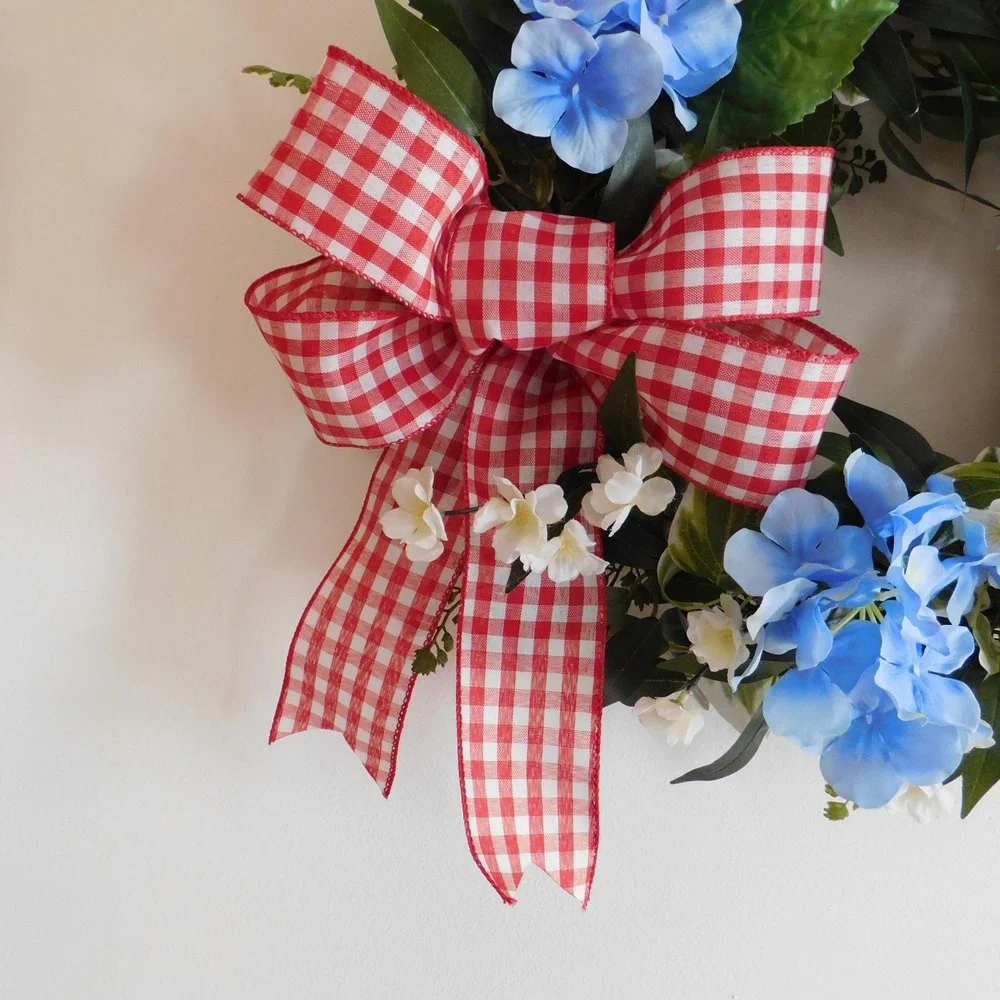 Patriotic‎ Wreath, Independence Day, Memorial Day, Veterans, Red White and Blue